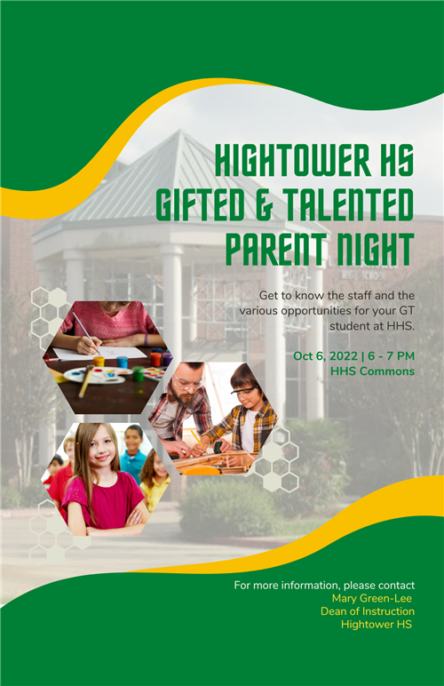HHS GT Parent Night